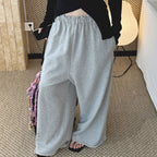 Women’s Oversized Wide Leg Sweatpants with Letter Print