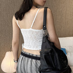 Women’s V-Neck Lace Camisole with Built-in Bra