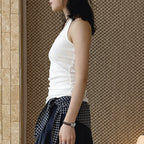 Women’s Slim Fit Racerback Ribbed Tank Top