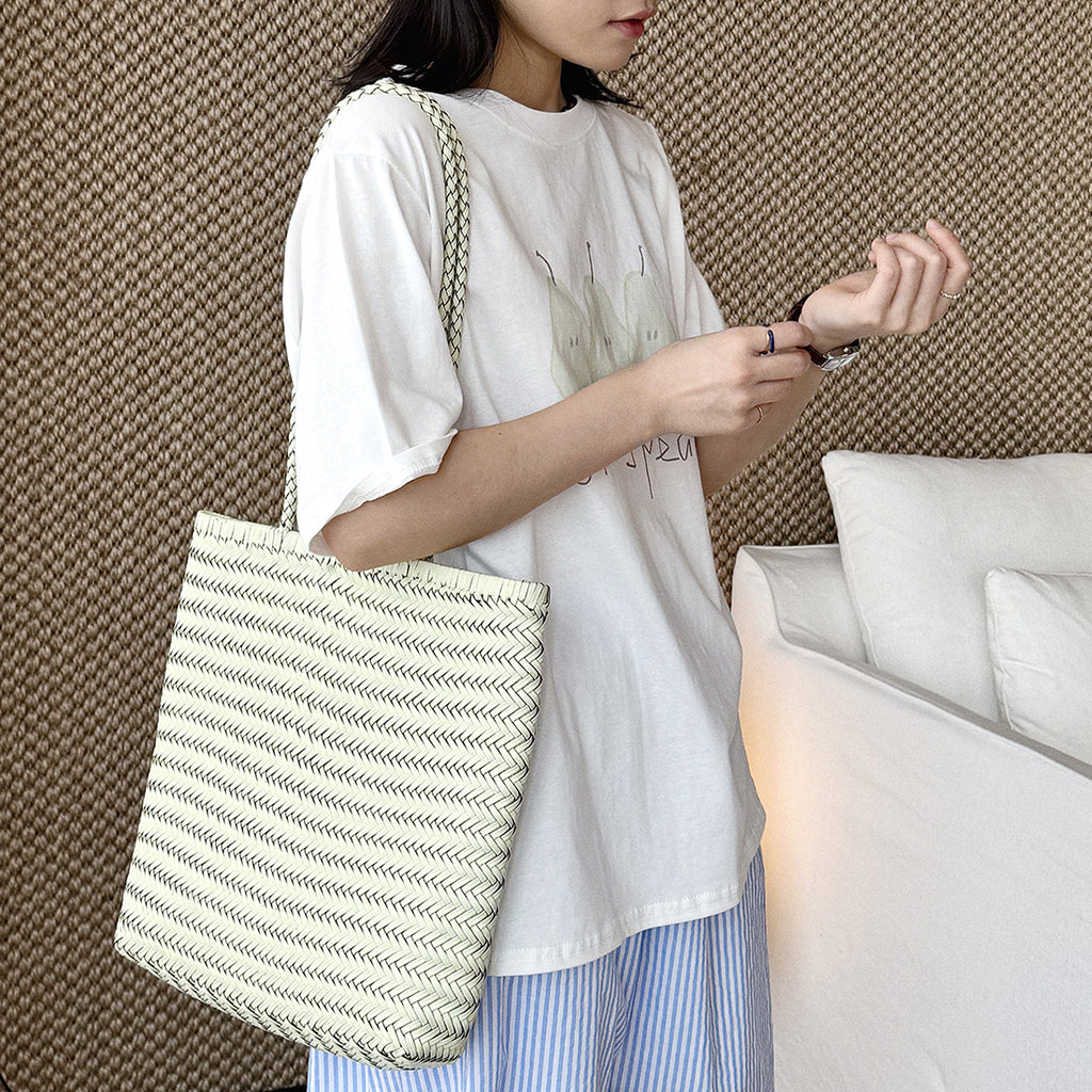 Oversized Spring Pear Graphic Cotton T-Shirt