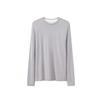 Slim fit round neck long sleeve base layer top
