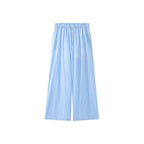 Women’s Blue Striped High Waist Wide Leg Pants