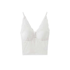 Women’s V-Neck Lace Camisole with Built-in Bra
