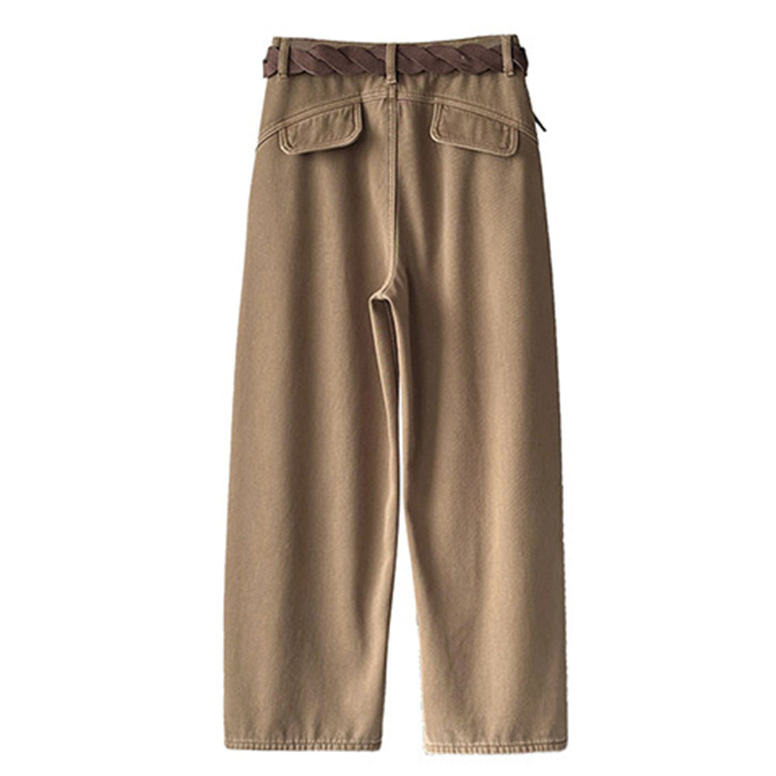 Stitch versatile casual straight leg wide leg pants