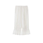 Women’s Lace Trim Lantern Wide Leg Pants