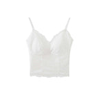 Lace Cami Top V-neck Sleeveless Slim Fit Bralette