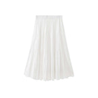 Bohemian floral hollow loose maxi skirt