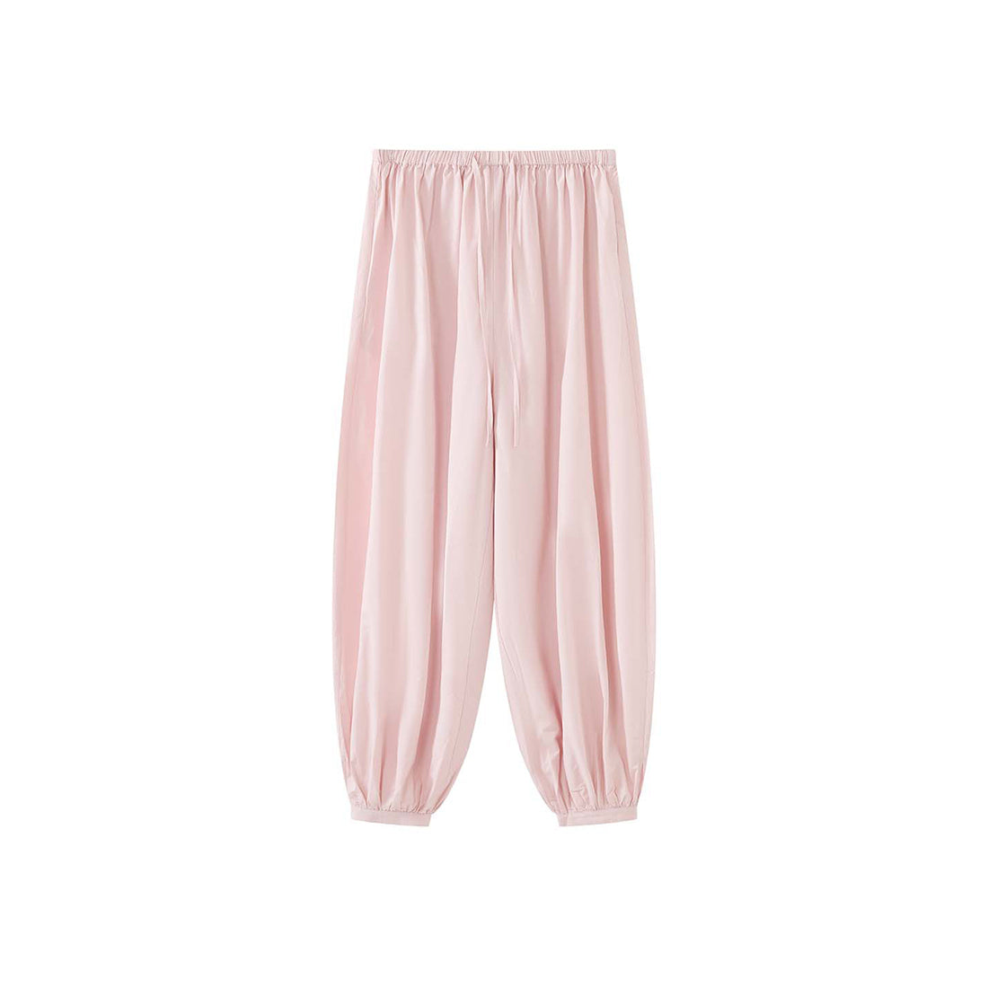 High waist cotton linen balloon pants loose casual wide leg trousers