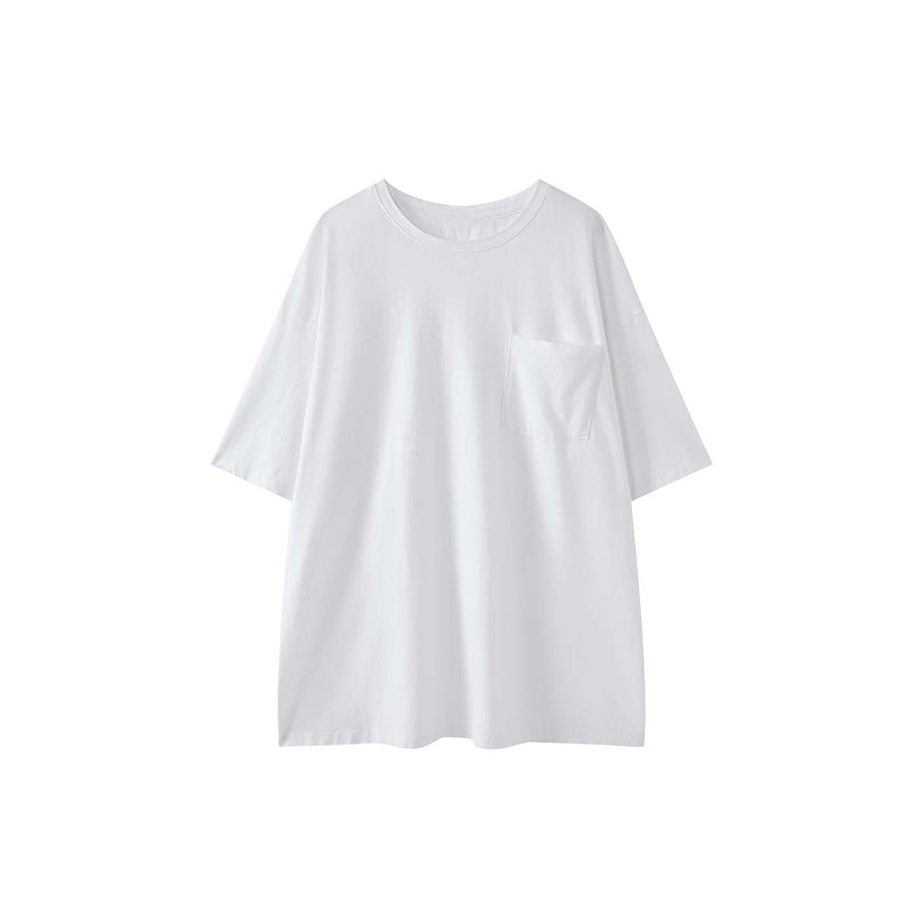 Oversized Cotton Pocket T-Shirt