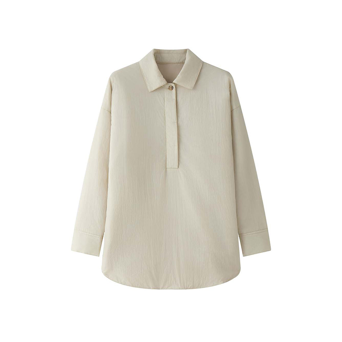 Simple cotton padded dark grid shirt loose and comfortable cotton jacket