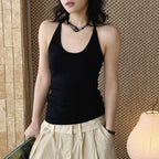 Women’s Slim Fit Racerback Ribbed Tank Top