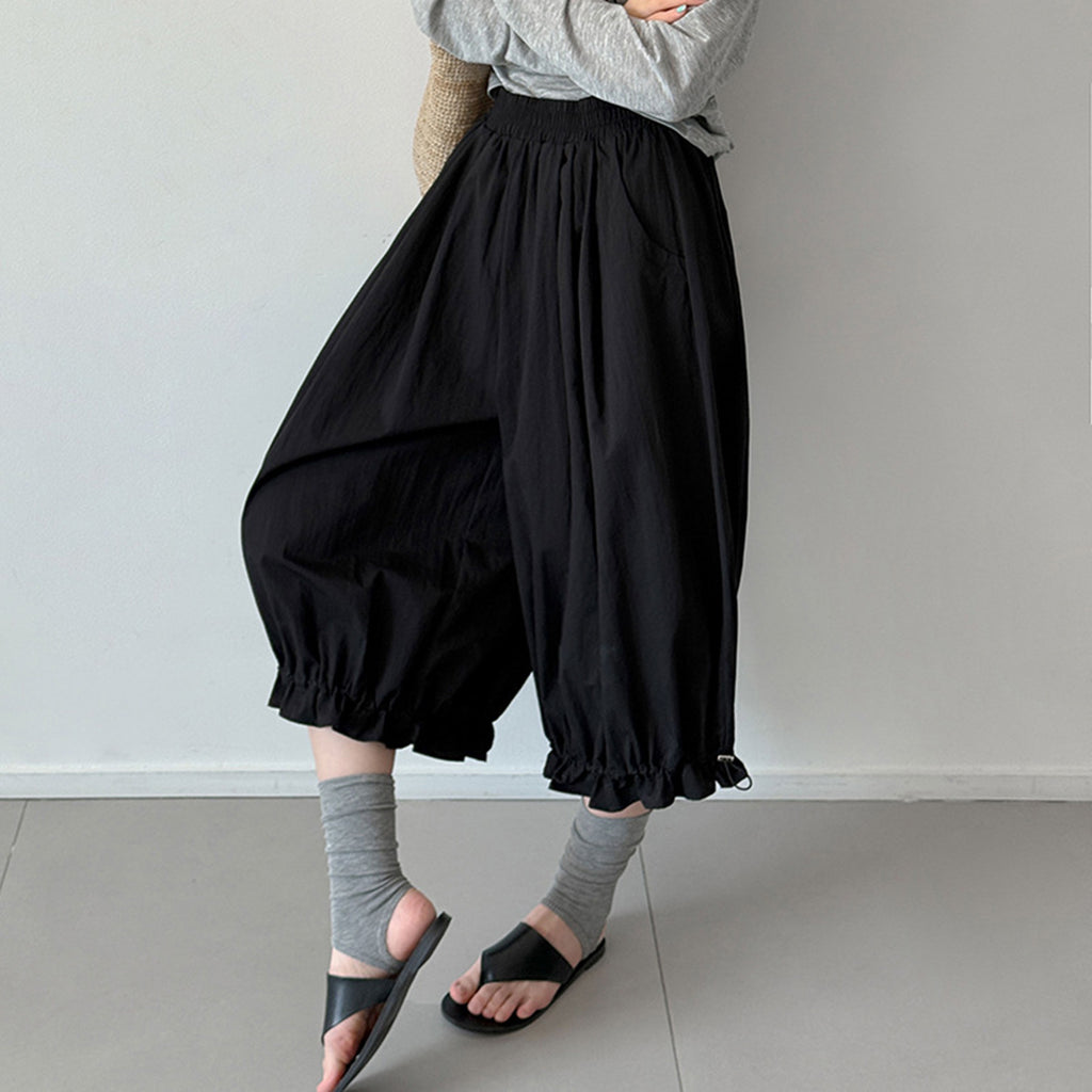 Women’s High-Waisted Bloomers Wide-Leg Pants