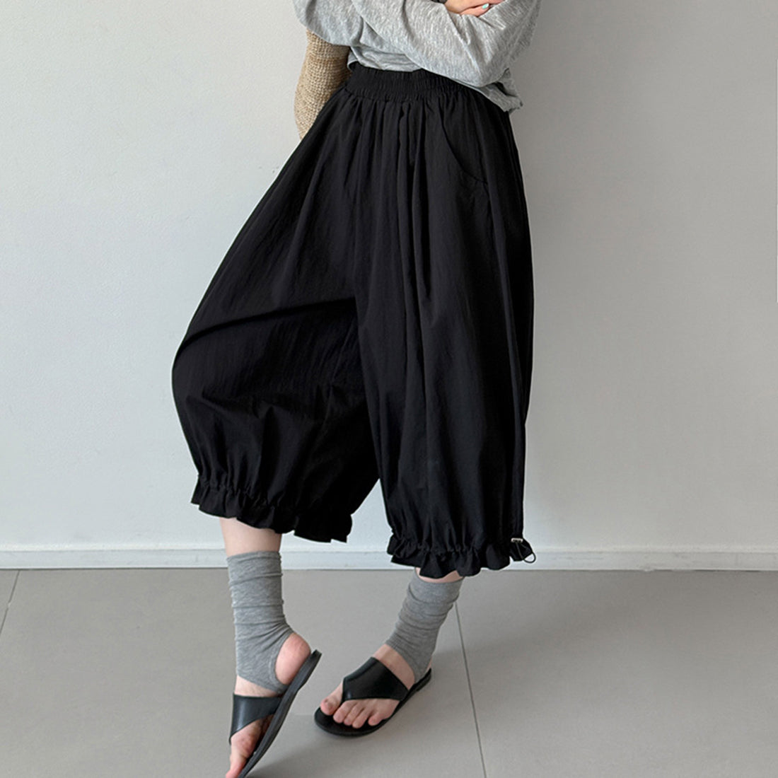 Women’s High-Waisted Bloomers Wide-Leg Pants