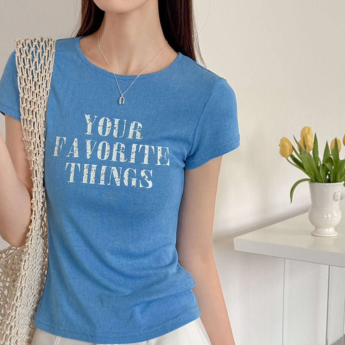 Women’s "Your Favorite Things" Fitted Short-Sleeve T-Shirt