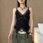 Women’s V-Neck Lace Deconstructed Camisole