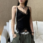 Women’s V-Neck Lace Deconstructed Camisole