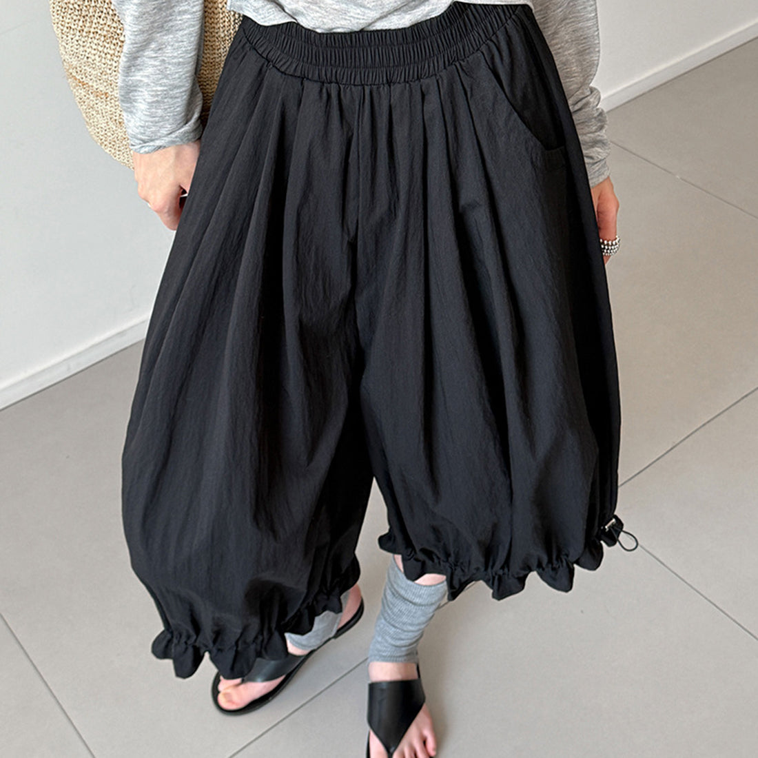 Women’s High-Waisted Bloomers Wide-Leg Pants
