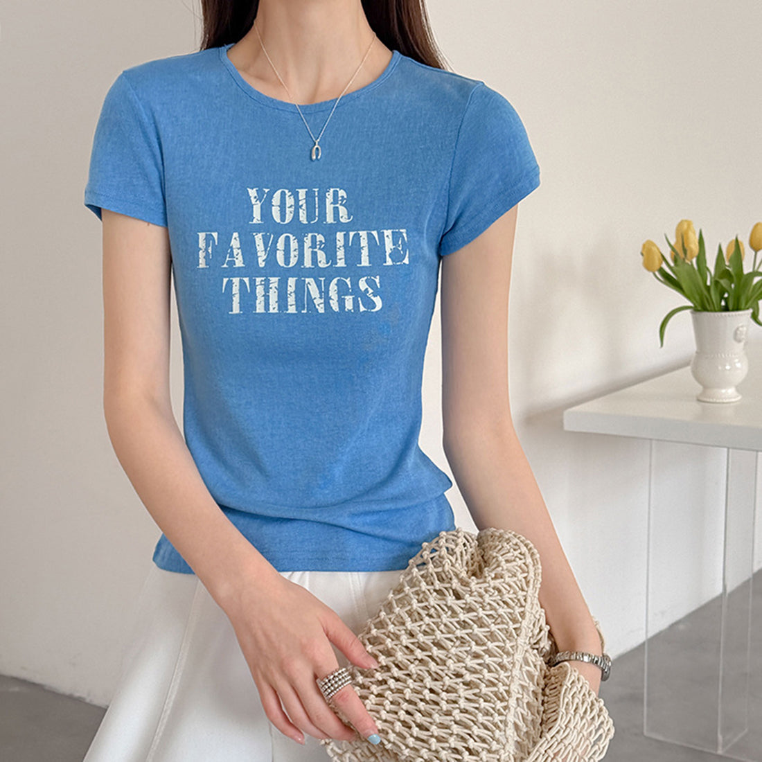 Women’s "Your Favorite Things" Fitted Short-Sleeve T-Shirt