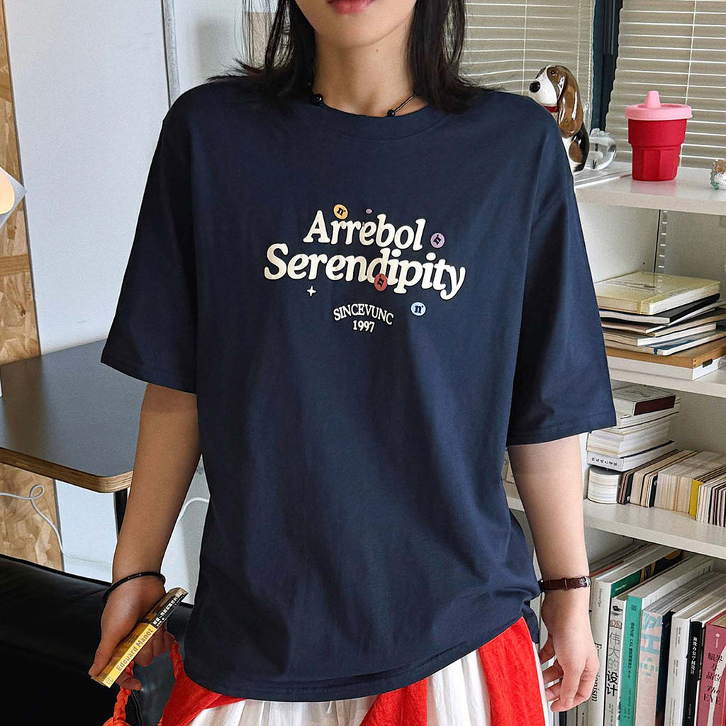Women’s Oversized Arrebol Serendipity Graphic Cotton T-Shirt