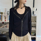 Women’s Slim Fit Hooded Zip-Up Cardigan Jacket