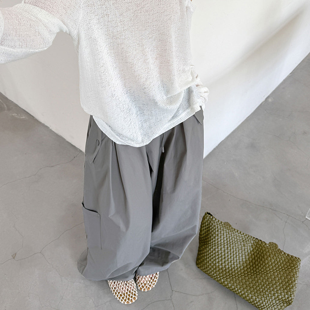 Women’s High-Waisted Wide-Leg Cargo Pants