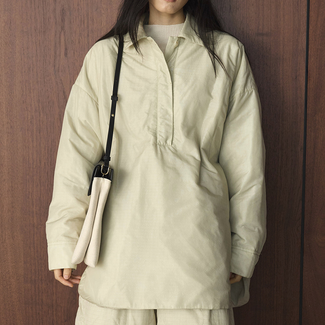 Simple cotton padded dark grid shirt loose and comfortable cotton jacket