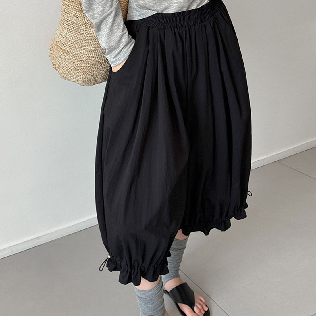 Women’s High-Waisted Bloomers Wide-Leg Pants