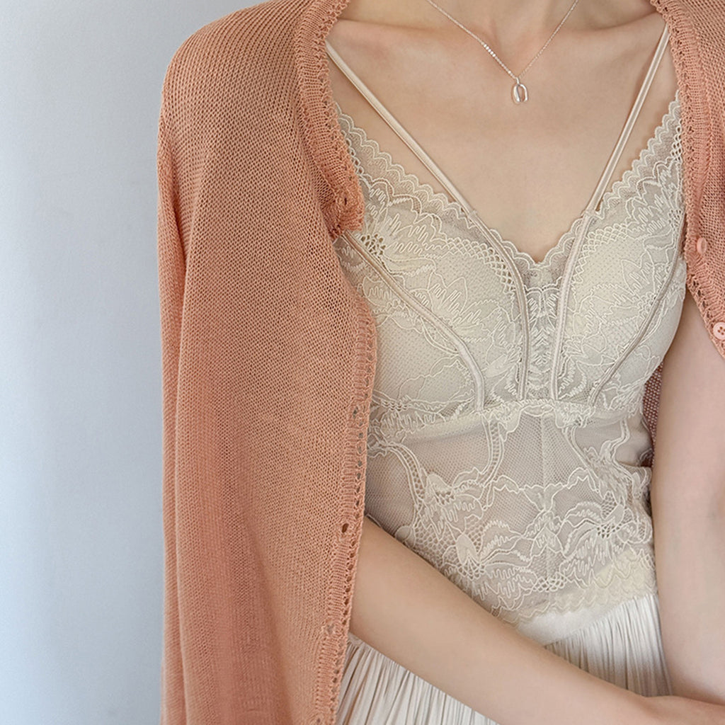 Women’s Lace Corset Camisole with Built-in Bra