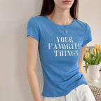 Women’s "Your Favorite Things" Fitted Short-Sleeve T-Shirt