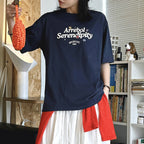 Women’s Oversized Arrebol Serendipity Graphic Cotton T-Shirt