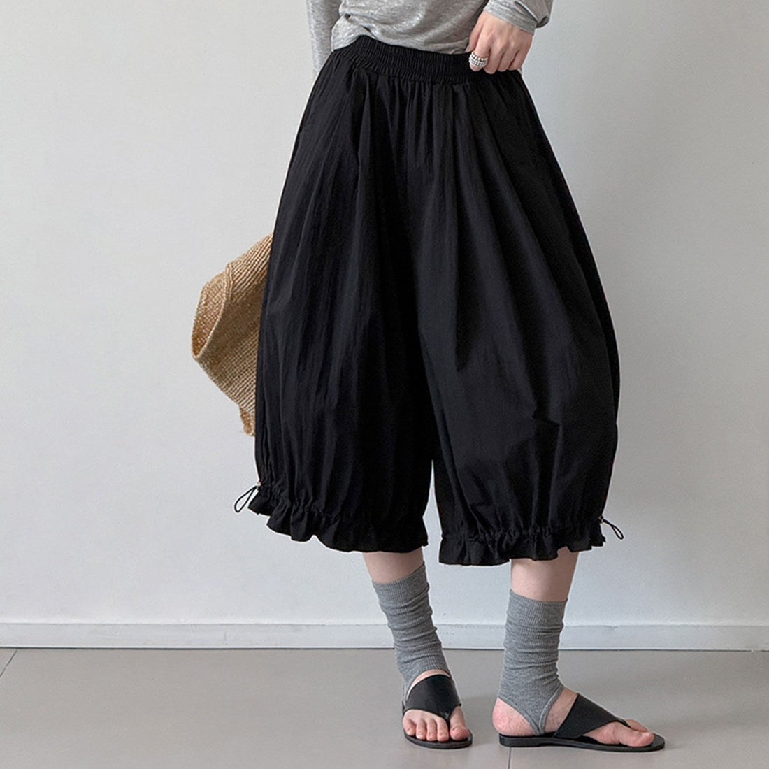Women’s High-Waisted Bloomers Wide-Leg Pants