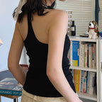 Women’s Slim Fit Racerback Ribbed Tank Top