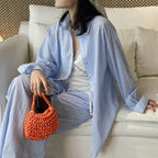 Oversized Cotton Striped Shirt