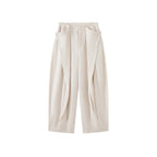 loose harem pants high waist lyocell wide leg pants draped casual baggy trousers