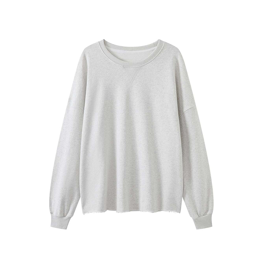oversized long sleeve sweatshirt cotton loose fit crew neck pullover casual top