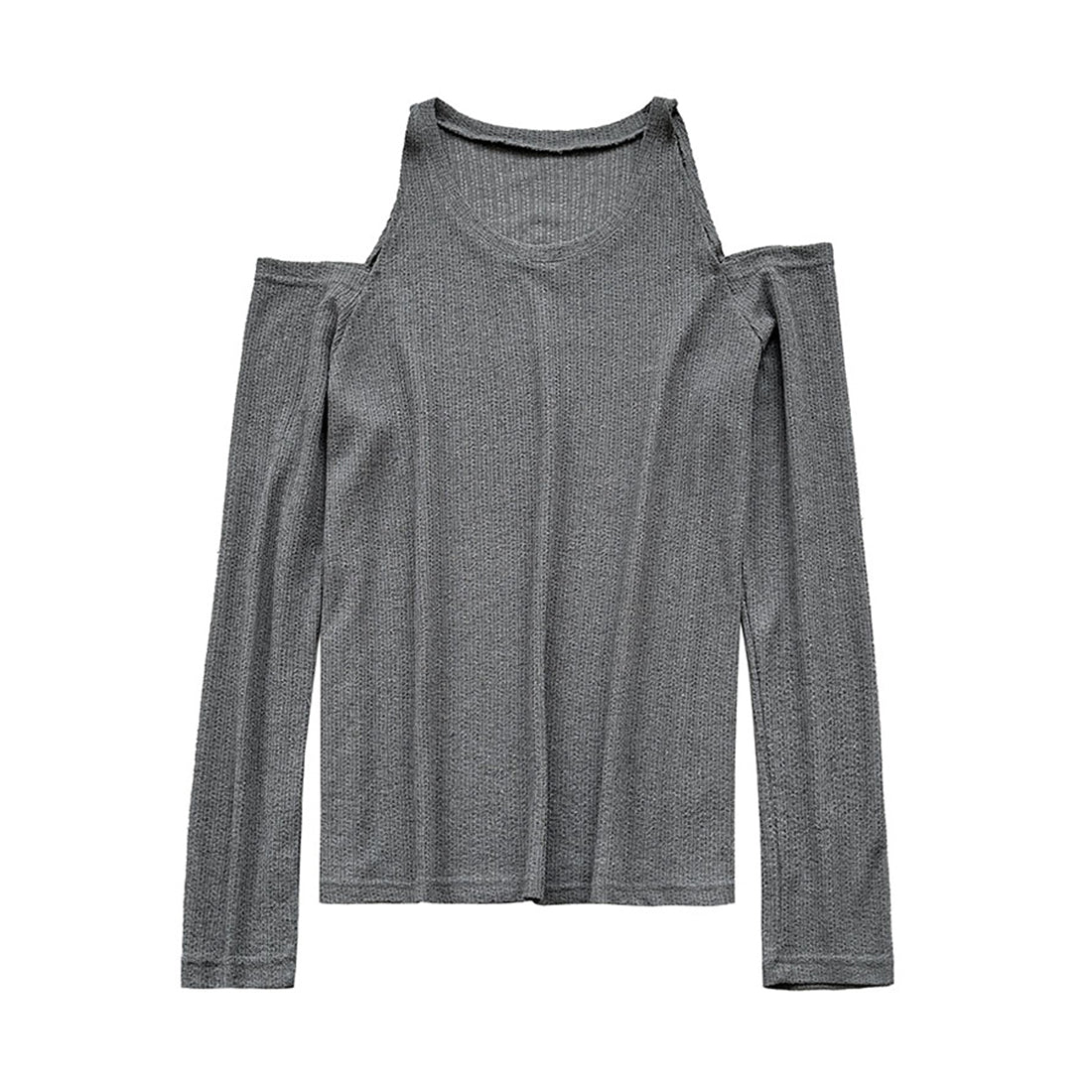 Women’s Off-Shoulder Knit Long-Sleeve Top