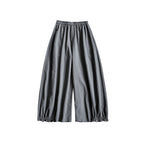 Women’s Linen-Blend High-Waisted Wide-Leg Pants