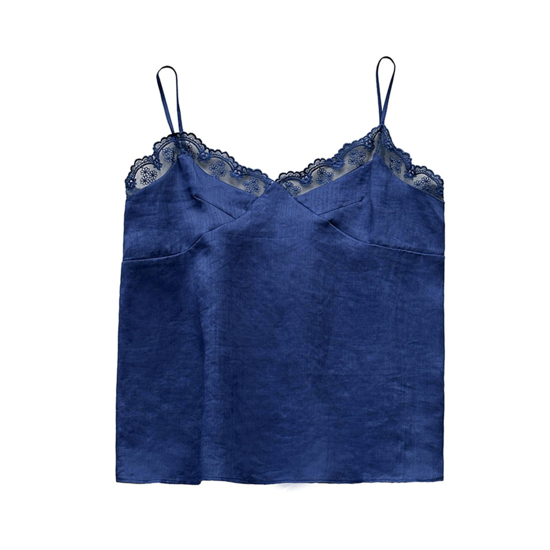 Women’s Linen-Blend Lace Trim Camisole