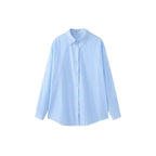 Oversized Cotton Striped Shirt