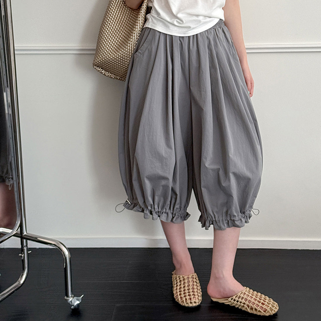 Women’s High-Waisted Bloomers Wide-Leg Pants