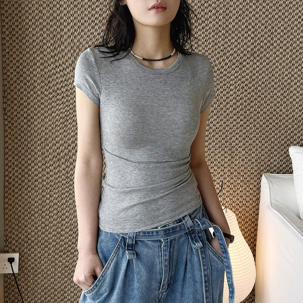 Women’s Slim Fit Soft Stretch Short Sleeve T-Shirt