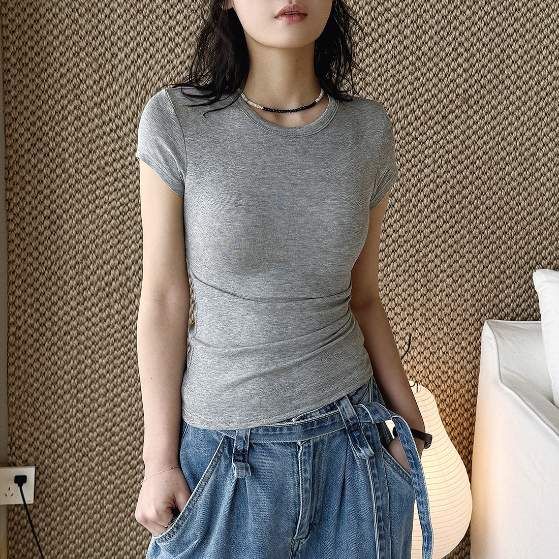 Women’s Slim Fit Soft Stretch Short Sleeve T-Shirt