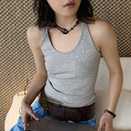 Women’s Slim Fit Racerback Ribbed Tank Top