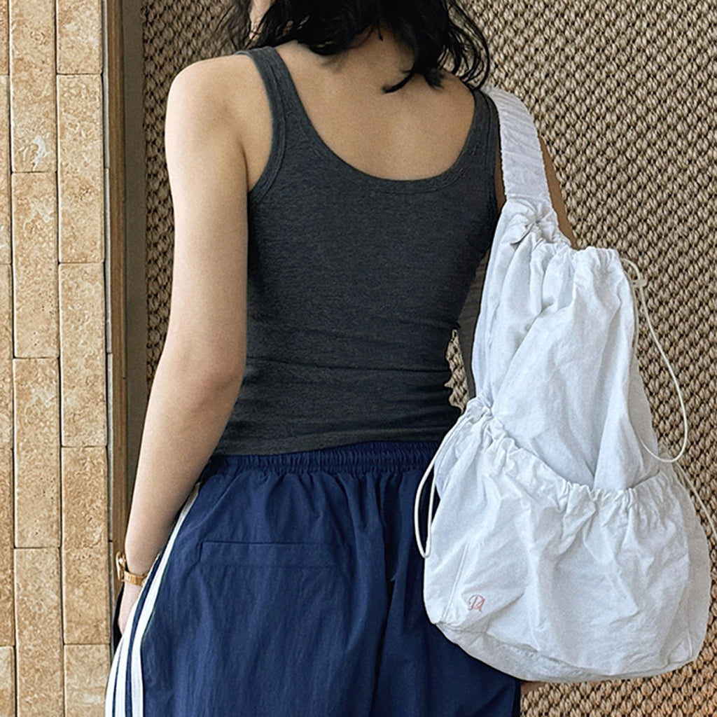 American retro button down sleeveless vest tank top