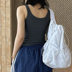 American retro button down sleeveless vest tank top