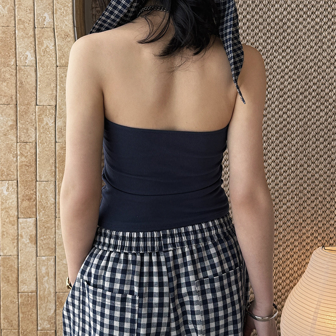 American water shield slim fit and slimming strapless top