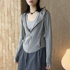 Women’s Slim Fit Hooded Zip-Up Cardigan Jacket