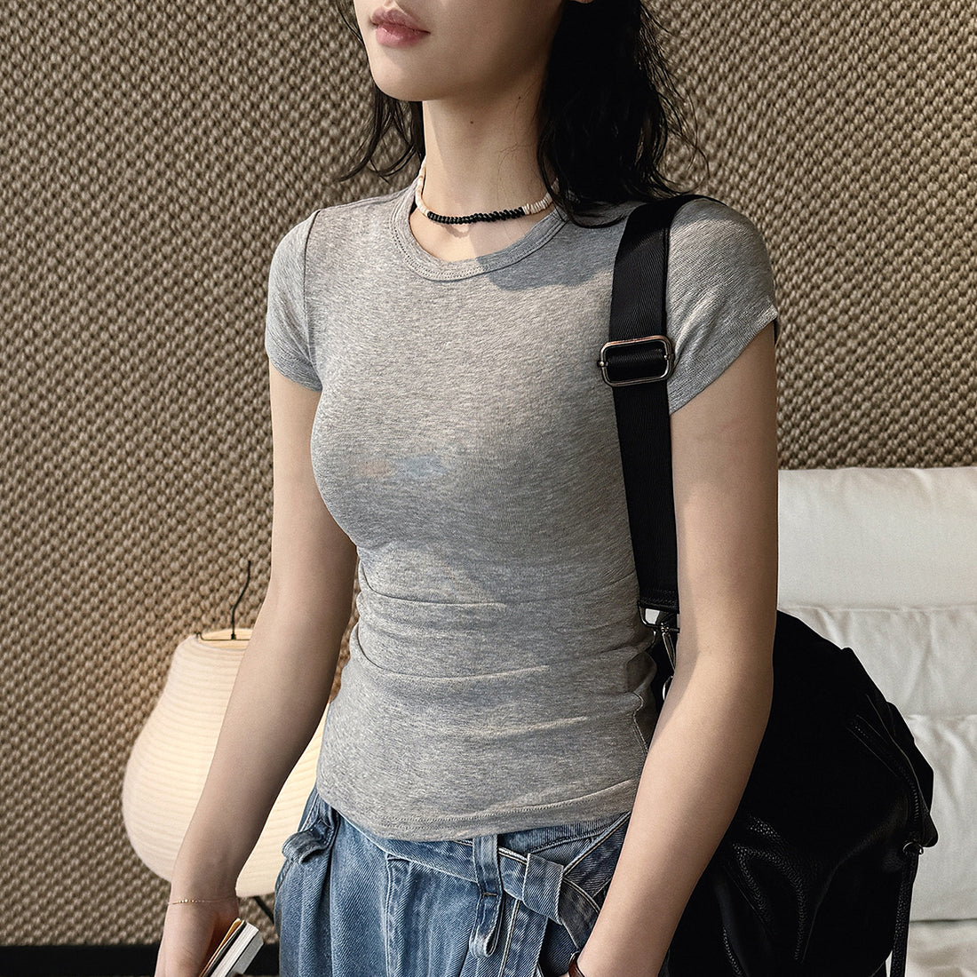 Women’s Slim Fit Soft Stretch Short Sleeve T-Shirt