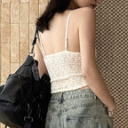 Women’s V-Neck Lace Camisole with Built-in Bra