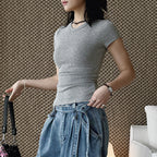 Women’s Slim Fit Soft Stretch Short Sleeve T-Shirt